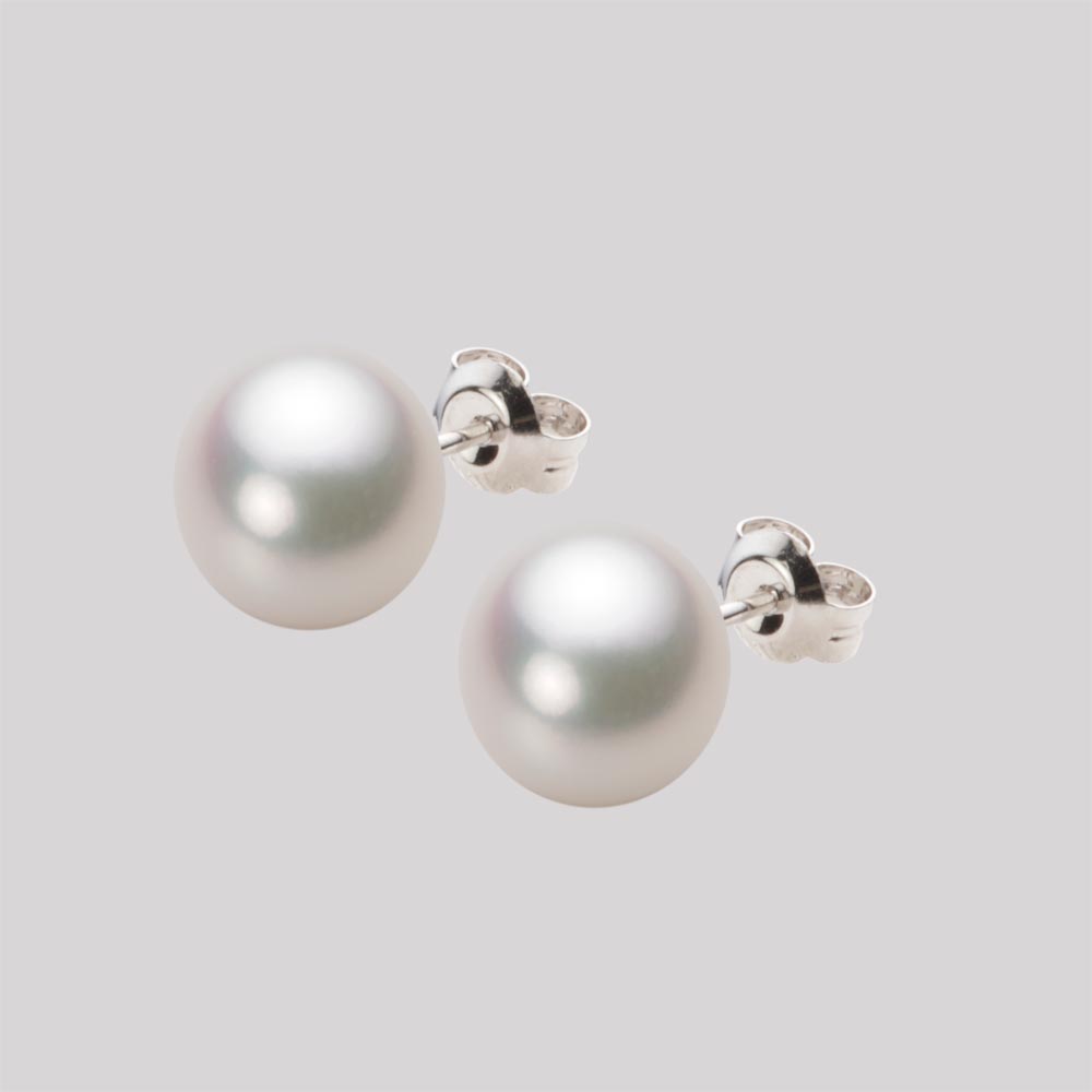 パール ピアス あこや真珠 8.5mm アコヤ 真珠 ピアス Pt900 プラチナ レディース HA00085B13WPGPA04P ムーンレーベル Moon Label|Moon Label 大月真珠 Online Shop