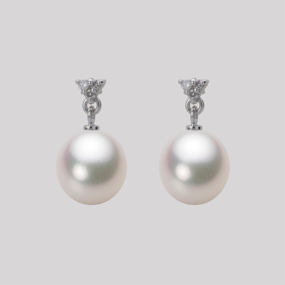 パール ピアス あこや真珠 8.5mm アコヤ 真珠 ピアス K18WG ホワイトゴールド レディース HA00085D13WPG617W0 ムーンレーベル Moon Label｜Moon Label　大月真珠 Online Shop