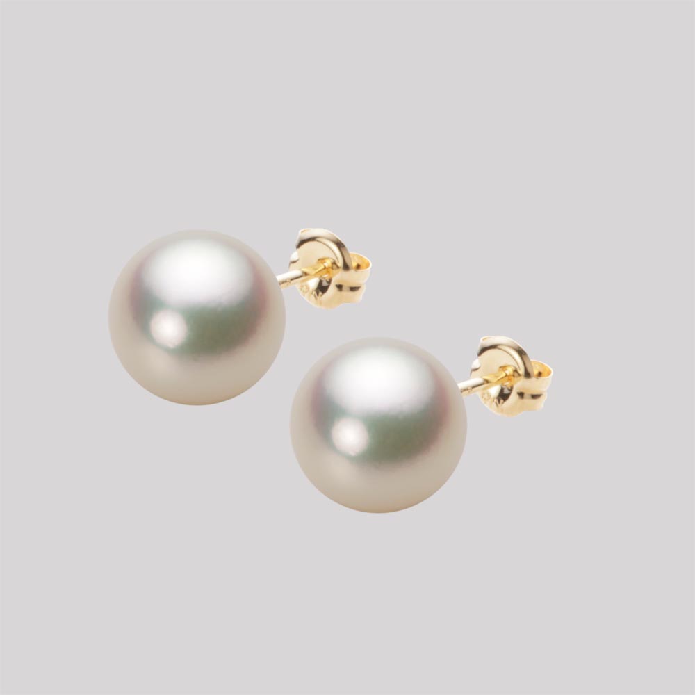 パール ピアス あこや真珠 8.5mm アコヤ 真珠 ピアス K18 イエローゴールド 18金 レディース HA00085R11CG0PA03Y ムーンレーベル Moon Label|Moon Label 大月真珠 Online Shop