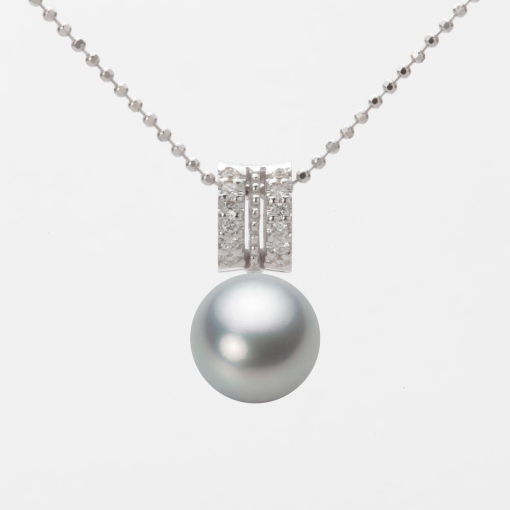 パール ペンダント トップ あこや真珠 8.5mm アコヤ 真珠 ペンダント トップ K18WG ホワイトゴールド 18金 レディース HA00085R12SG01278W-T ムーンレーベル Moon Label