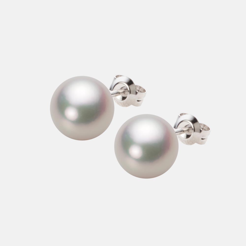 パール ピアス あこや真珠 9.0mm アコヤ 真珠 ピアス Pt900 プラチナ レディース HA00090R12WPGPA08P ムーンレーベル Moon Label｜Moon Label　大月真珠 Online Shop 118,800円