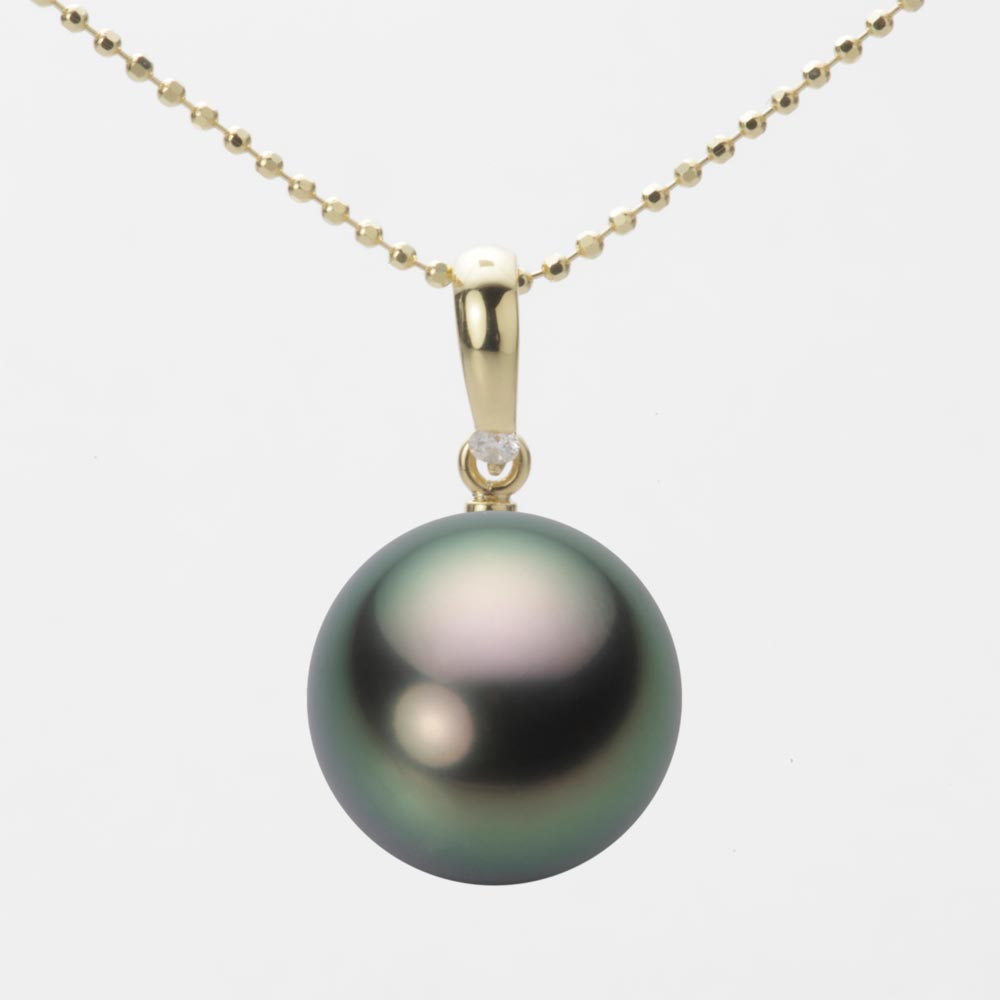 [ムーンレーベル 公式] ブラックパール ネックレス 12mm 黒蝶 真珠 ペンダント K18WG ホワイトゴールド レディース NB00012R12BK0ZB5LW ムーンレーベル 公式] ブラックパール ネックレス 12mm 黒蝶 真珠