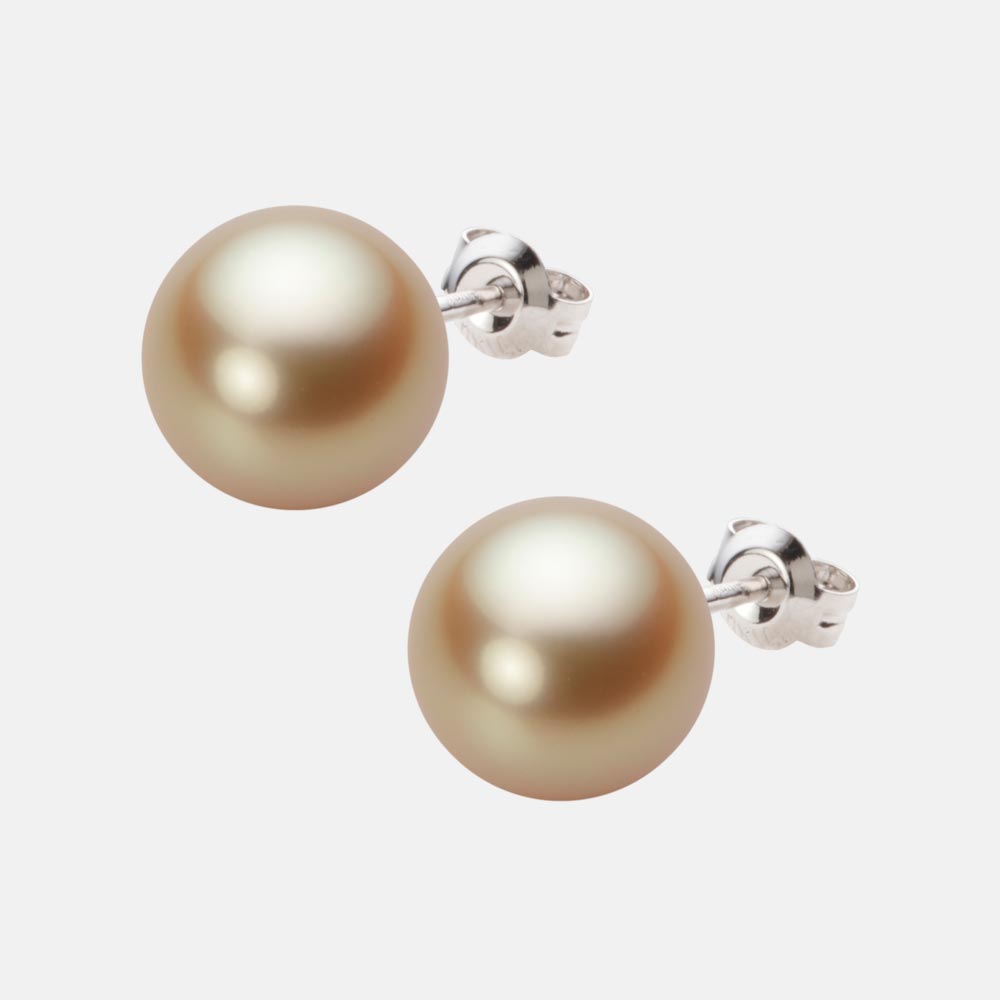 南洋真珠 パール ピアス 10mm 白蝶 真珠 ピアス PT900 プラチナ レディース NW00010R11LG0PA08P ムーンレーベル Moon Label