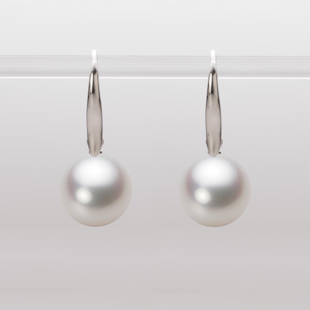 南洋真珠 パール ピアス 10mm 白蝶 真珠 ピアス K18WG ホワイトゴールド 18金 レディース NW00010R21WH0716W0 ムーンレーベル Moon Label 172,150円
