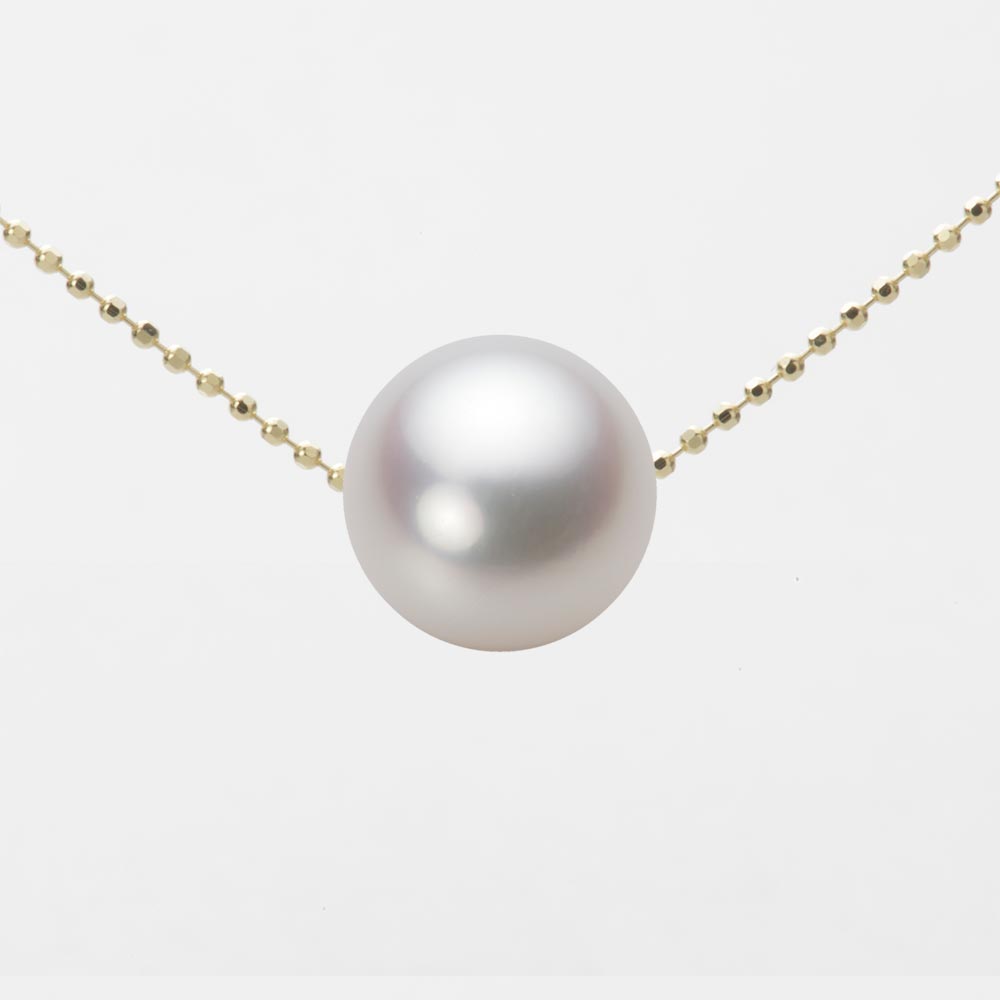 南洋真珠 パール ネックレス 一粒 10mm 白蝶 真珠 ペンダント K18 イエローゴールド 18金 レディース NW00010R21WH0B01YS ムーンレーベル Moon Label｜Moon Label　大月真珠 Online Shop 115,060円
