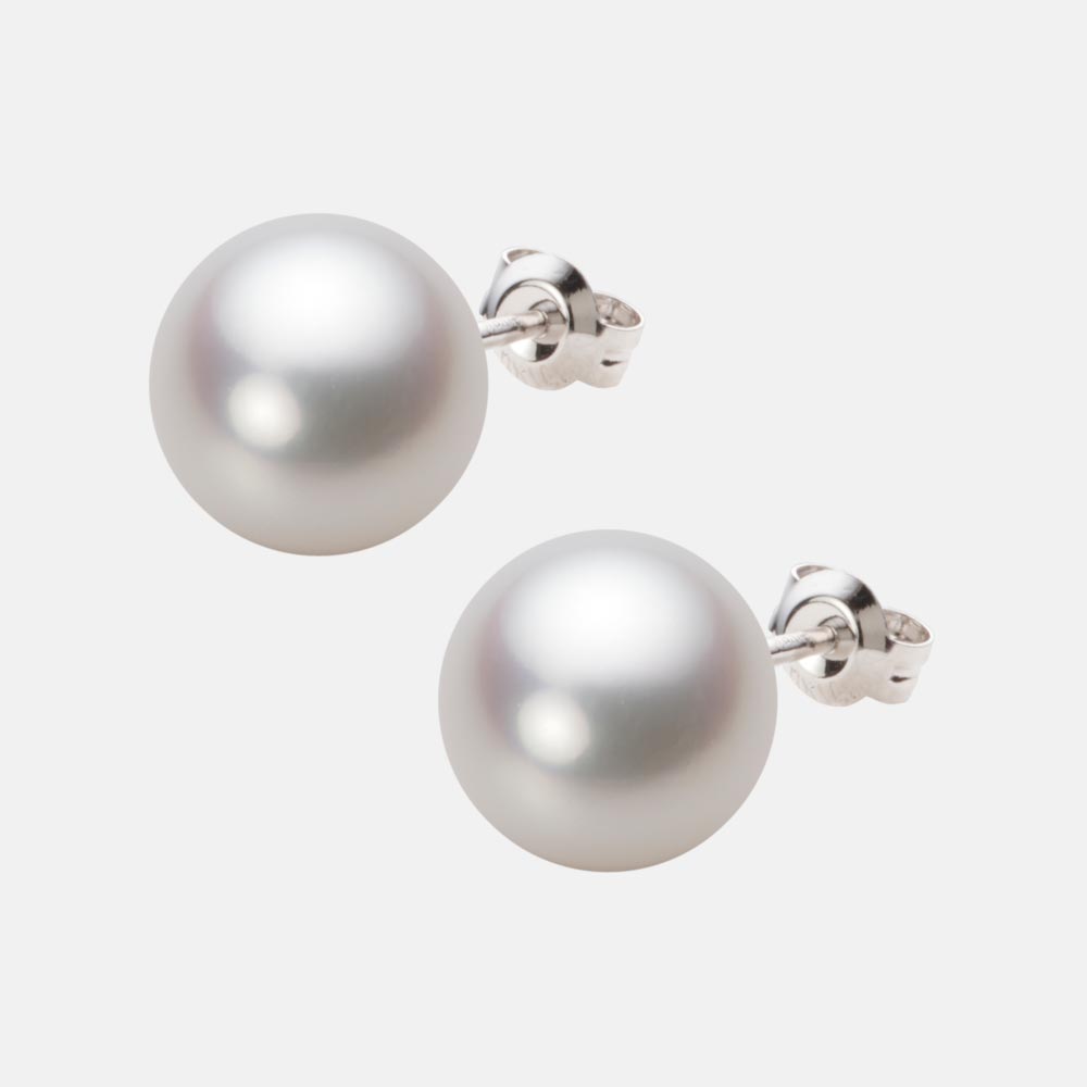 南洋真珠 パール ピアス 10mm 白蝶 真珠 ピアス PT900 プラチナ レディース NW00010R21WH0PA08P ムーンレーベル Moon Label｜Moon Label　大月真珠 Online Shop