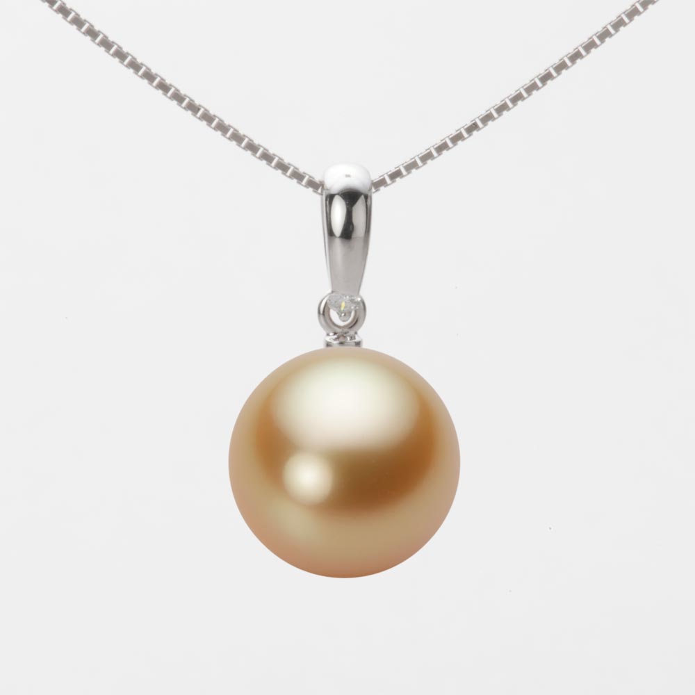 南洋真珠 パール ネックレス 一粒 11mm 白蝶 真珠 ペンダント K18WG ホワイトゴールド 18金 レディース NW00011R21LG01500W ムーンレーベル Moon Label