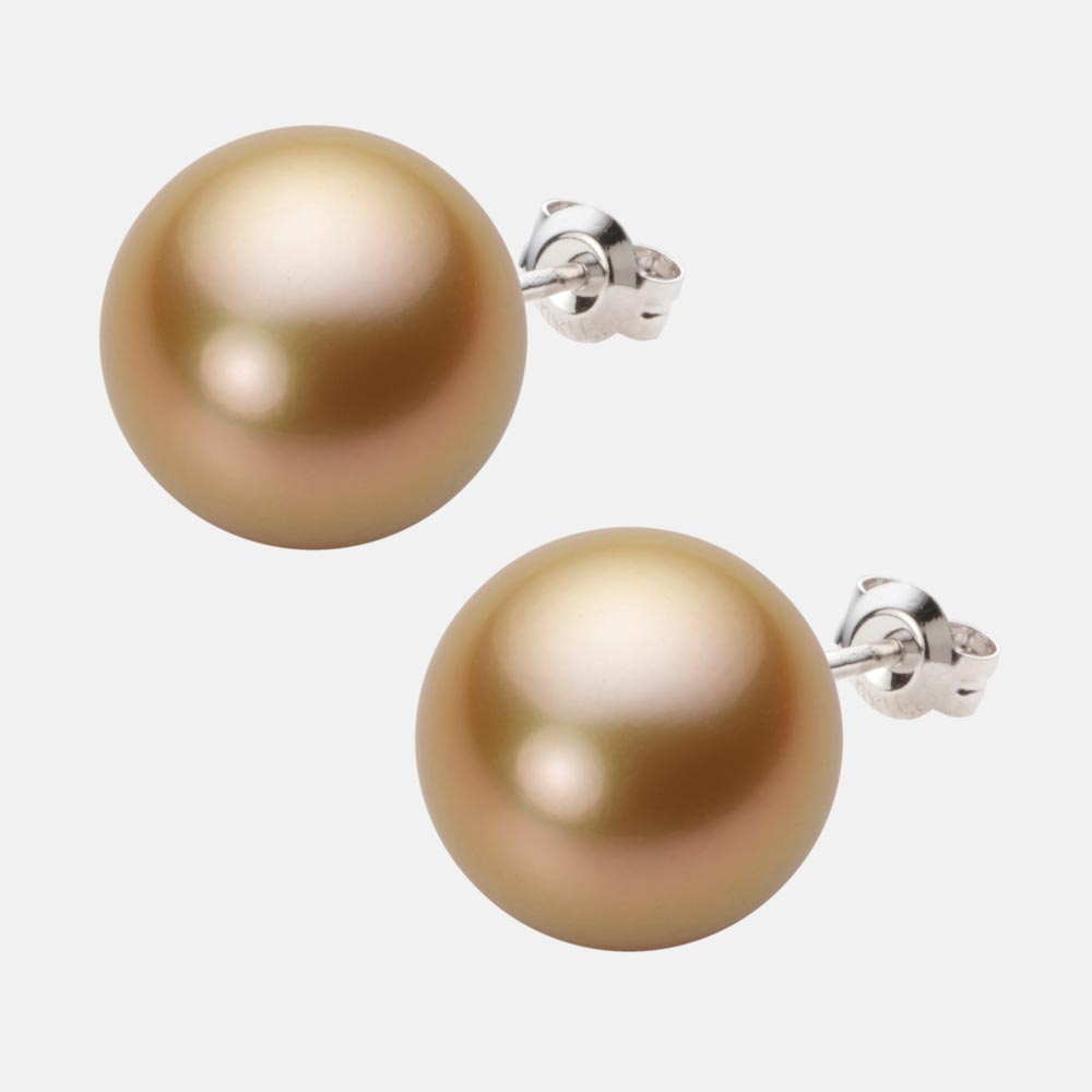 楽天市場】南洋真珠 パール ピアス 13mm 白蝶 真珠 ピアス PT900