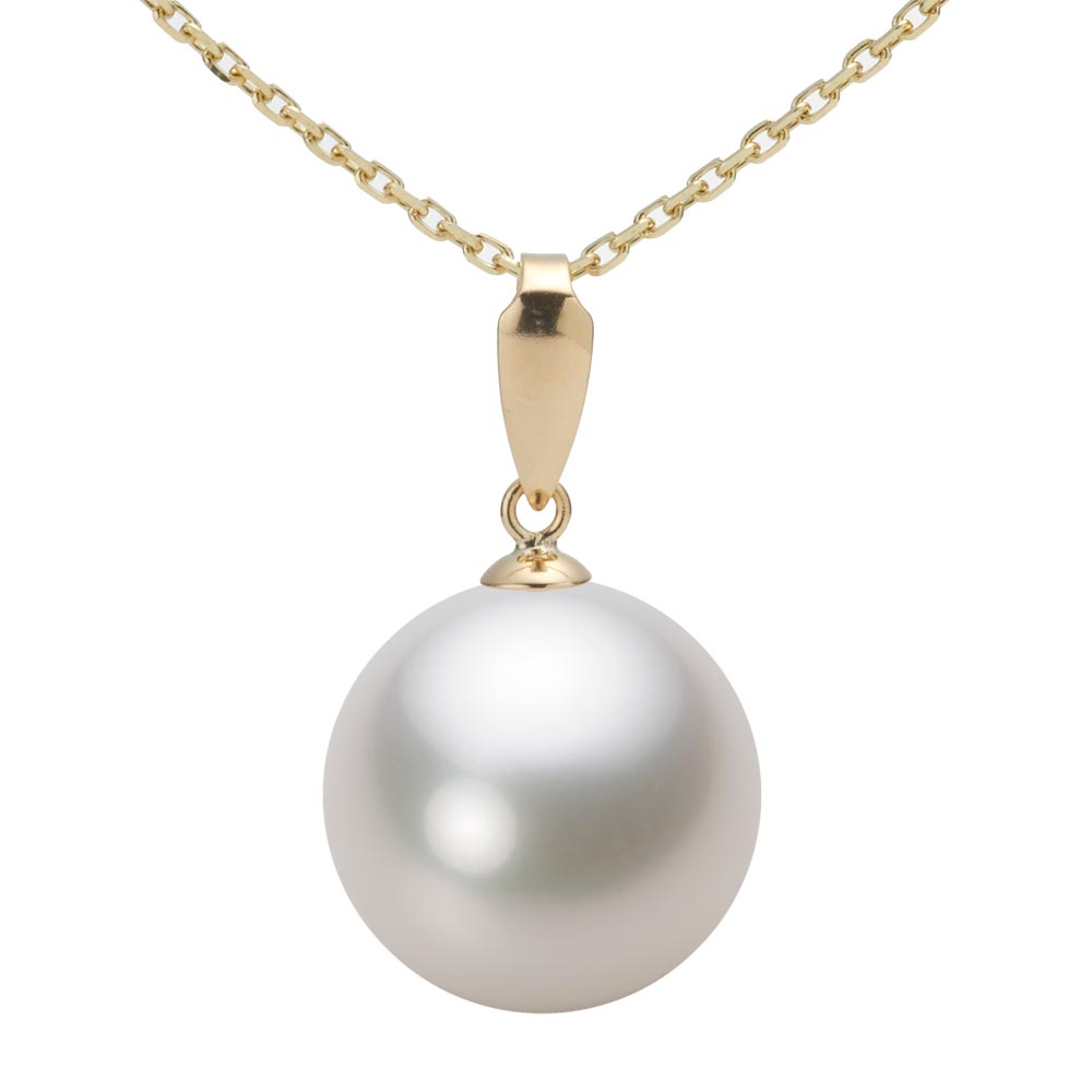楽天市場】南洋真珠 パール ネックレス 一粒 13mm 白蝶 真珠
