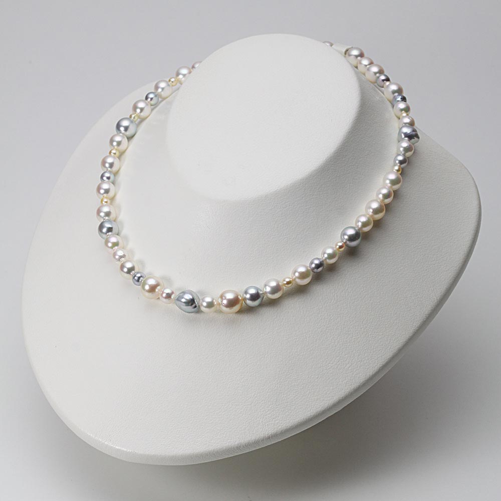 楽天市場】あこや真珠 パール ネックレス 7.5mm アコヤ真珠
