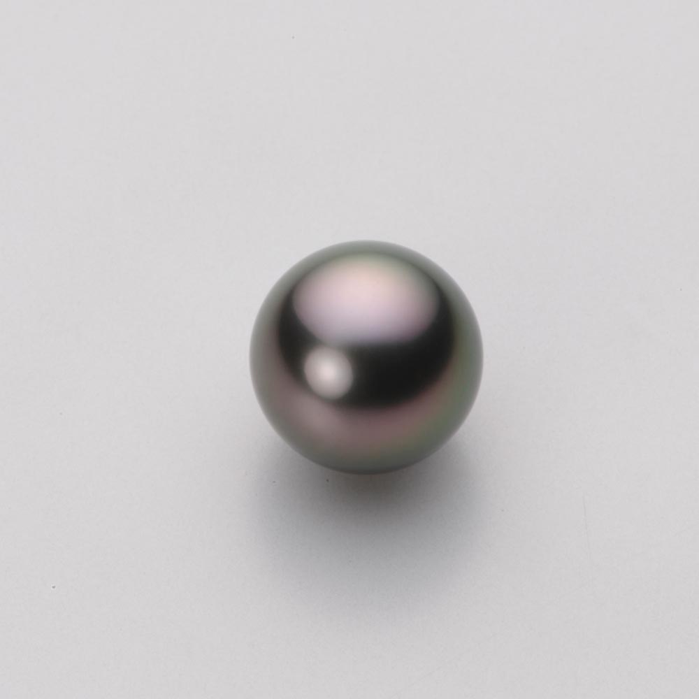 いよいよ人気ブランド パール ペンダント トップ 10mm 黒蝶 真珠 K18WG