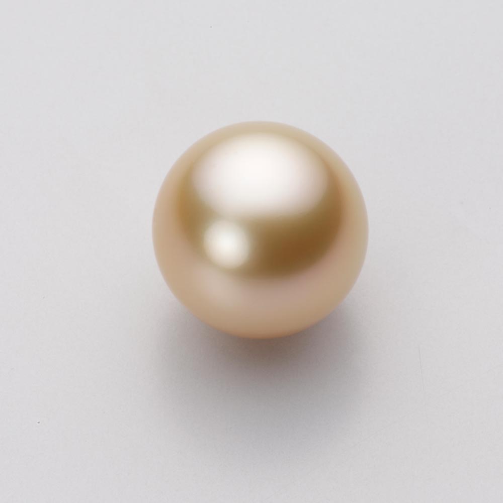 注目 パール ペンダント トップ 12mm 白蝶 真珠 K18 イエローゴールド