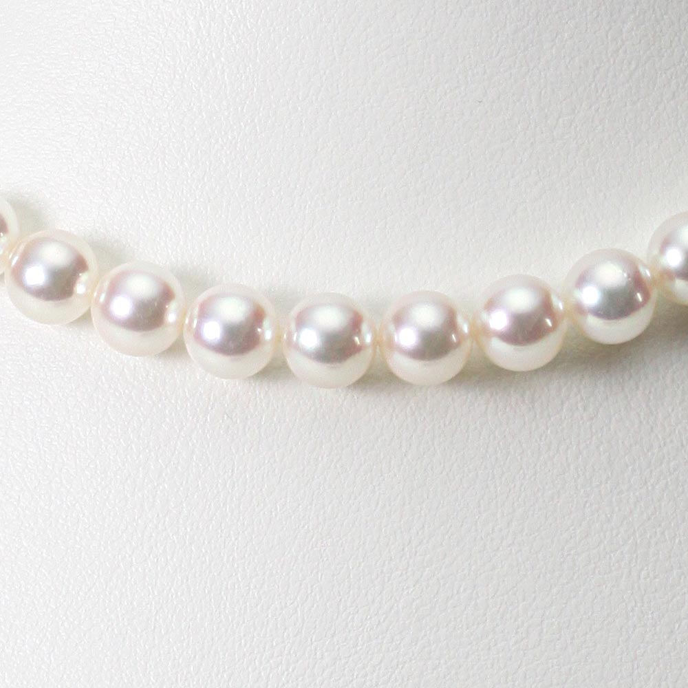 特価！Akoya Pearlアコヤパール 2連ネックレス 約7mm　a-28 7.5mmアコヤ真珠マルチカラーネックレス | Moon Label - 大月