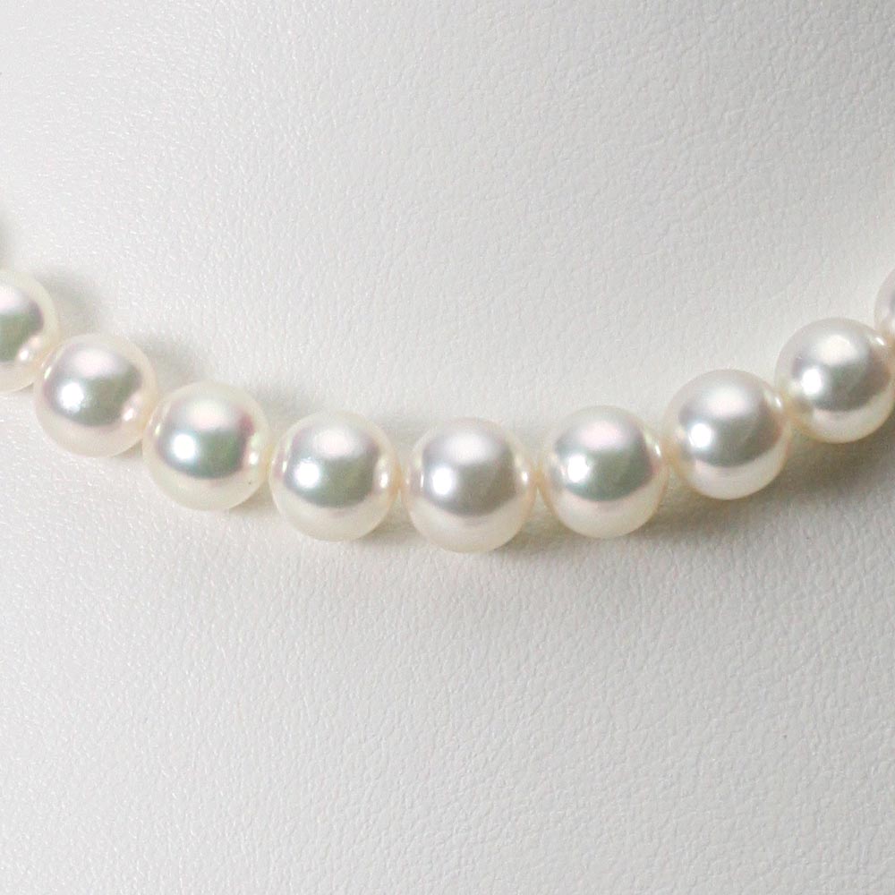 パール ネックレス あこや真珠 7.0-9.0mm アコヤ 真珠 ネックレス レディース GA09070R22WPG00000 ムーンレーベル Moon Label|Moon Label 大月真珠 Online Shop