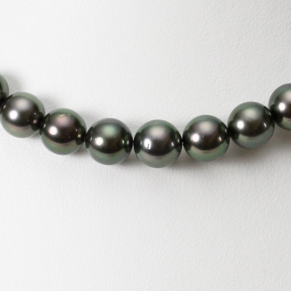 ブラックパール ネックレス 8-10mm 黒蝶 真珠 ネックレス レディース GB01008R21PC000000 ムーンレーベル Moon Label｜Moon Label　大月真珠 Online Shop