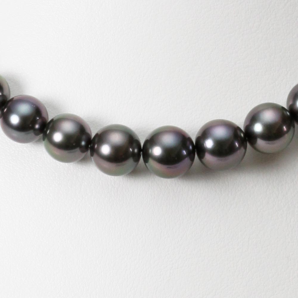 ブラックパール ネックレス 8-10mm 黒蝶 真珠 ネックレス レディース GB01008R23PC000000 ムーンレーベル Moon Label｜Moon Label　大月真珠 Online Shop