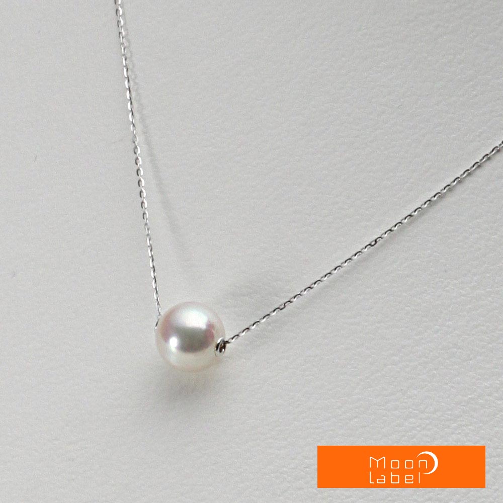 【楽天市場】パール ネックレス 一粒 あこや真珠 8.5mm アコヤ 真珠 