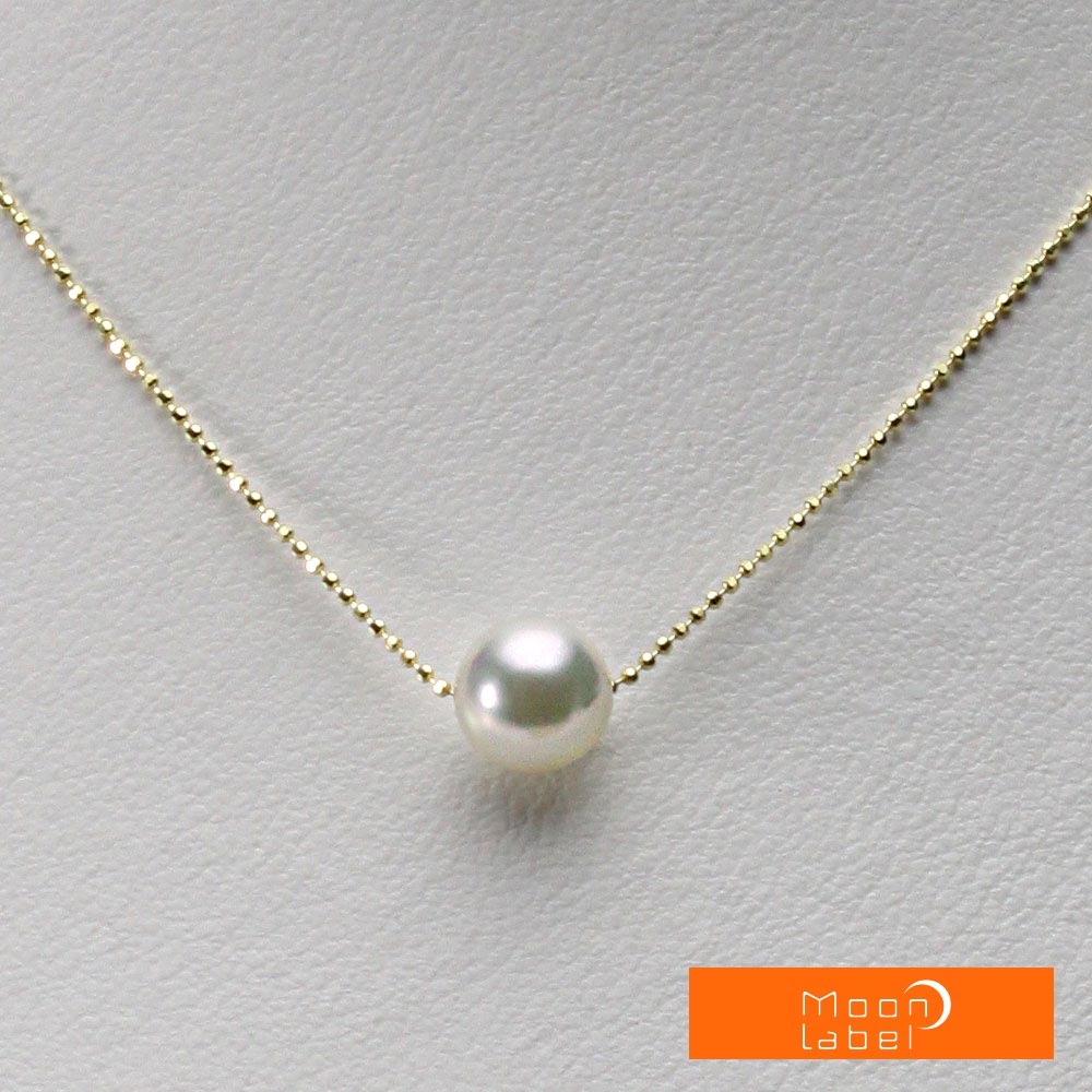 【楽天市場】パール ネックレス 一粒 あこや真珠 8.5mm アコヤ 真珠 