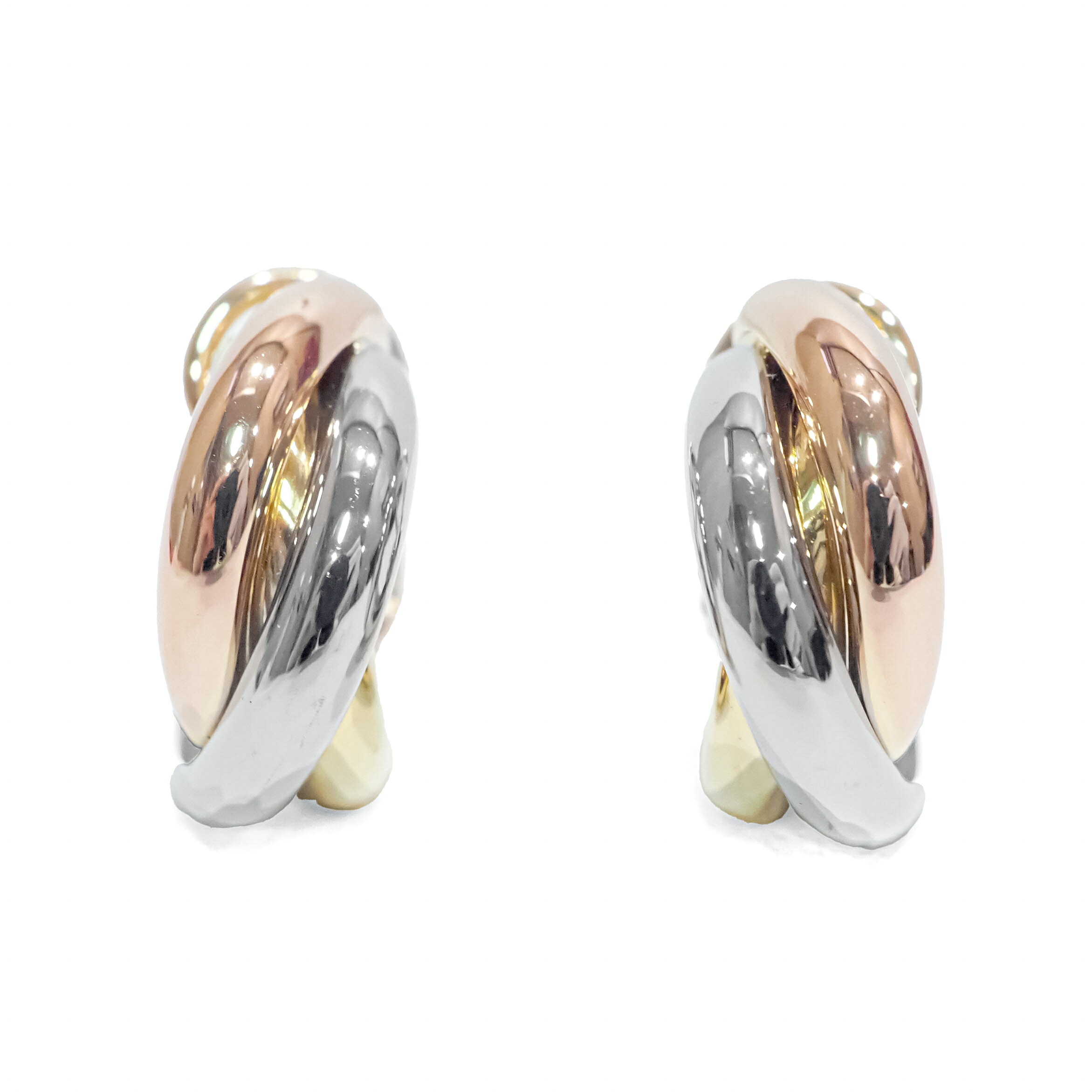 Cartier ゴールド フープピアス 片耳用 専用ケース付き Cartier