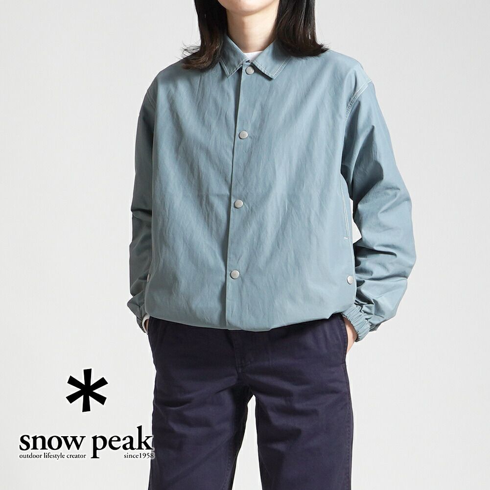 【50％OFF SALE セール 半額】Snow Peak スノーピーク Light Mountain Cloth Jacket ライト  マウンテンクロス ジャケット シャツ シャツジャケット アウトドア | MOONLOID