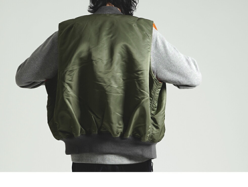 ALPHA INDUSTRIES アルファ インダストリーズ MA-1ベスト MA-1 ベスト 