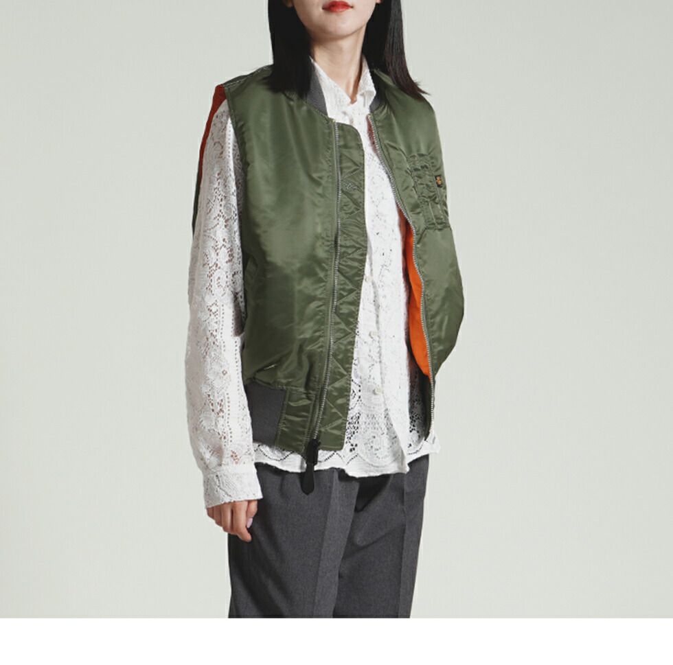ALPHA INDUSTRIES アルファ インダストリーズ MA-1ベスト MA-1 ベスト 