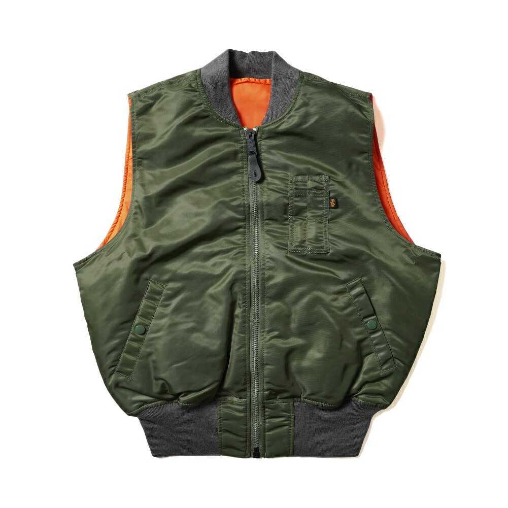 ALPHA INDUSTRIES アルファ インダストリーズ MA-1ベスト MA-1 ベスト 