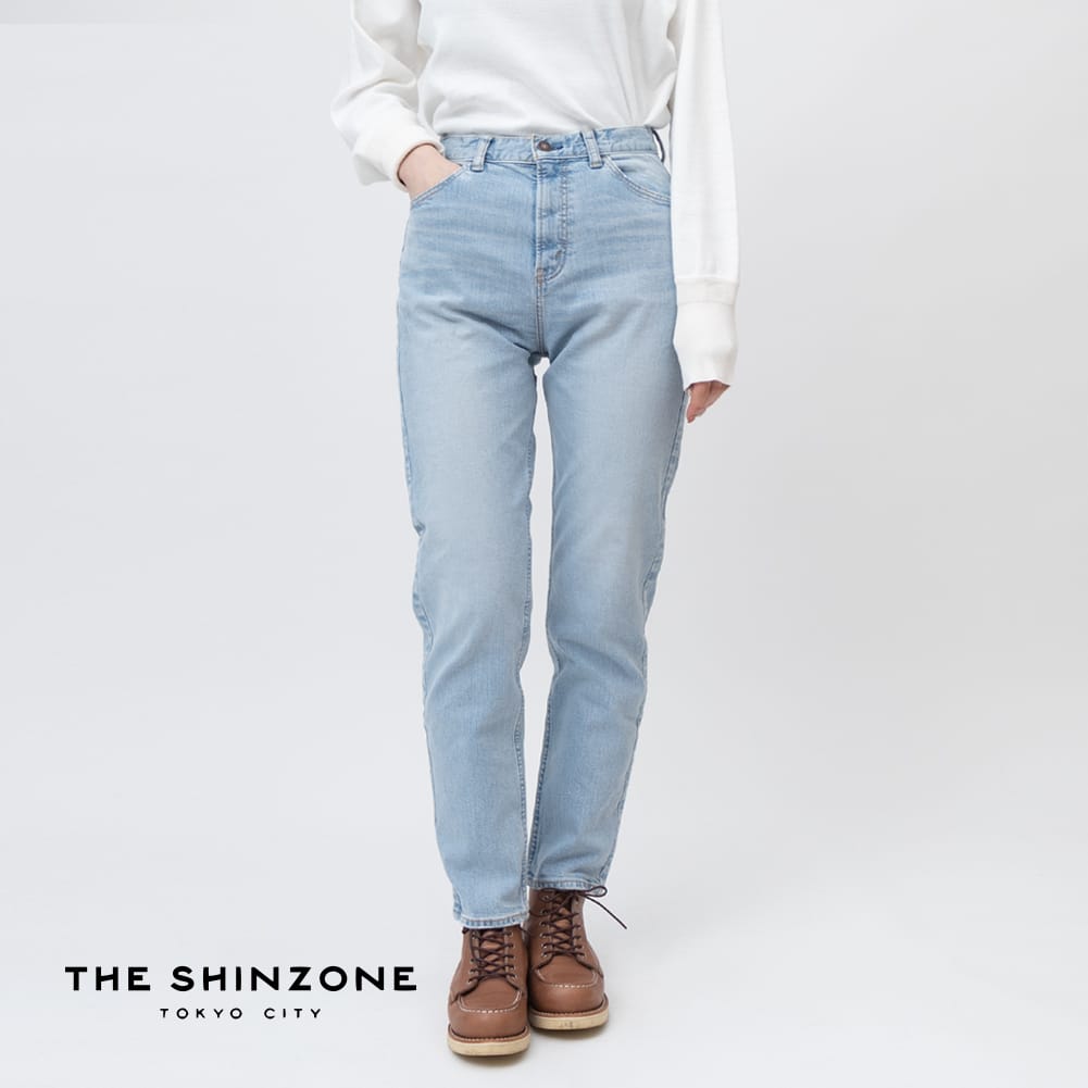 【11％OFFクーポン対象】【返品交換送料無料】【Shinzoneの商品税込み3万円以上お買い上げで先着でノベルティプレゼント!】Shinzone シンゾーン エンパイアジーンズ EMPIRE JEANS ジーンズ デニムパンツ テーパード デニム レディース ギフト 母の日