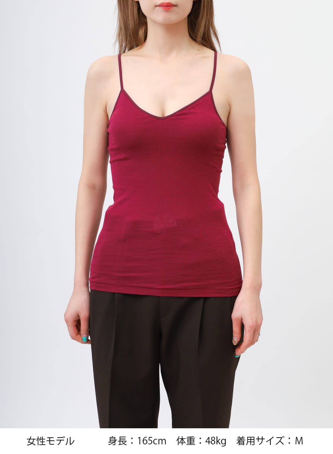 SOUPLE LUZ スープレルース ブラパットキャミソール 返品交換送料無料】SoupleLuz(スープレルース)/BRA PAD CAMISOLE