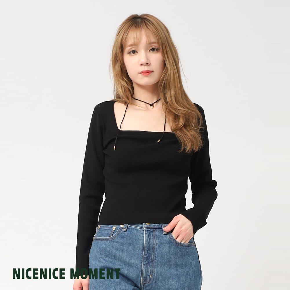 楽天市場】NICENICE MOMENT(ナイスナイス モーメント)/RIB LS SHELL