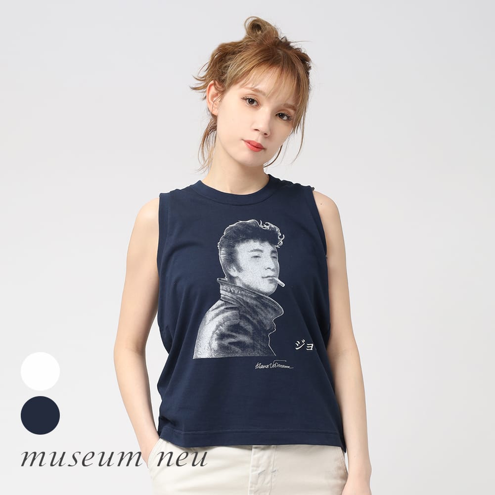 【P20倍】【返品交換送料無料】museum neu(ミュージアム ニュー)/John AND George Tank(ジョン アンド ジョージ タンク)/タンクトップ インナー クラウスフォアマン ビートルズ ジョンレノン ジョージハリスン レディース 日本製 ギフト 母の日