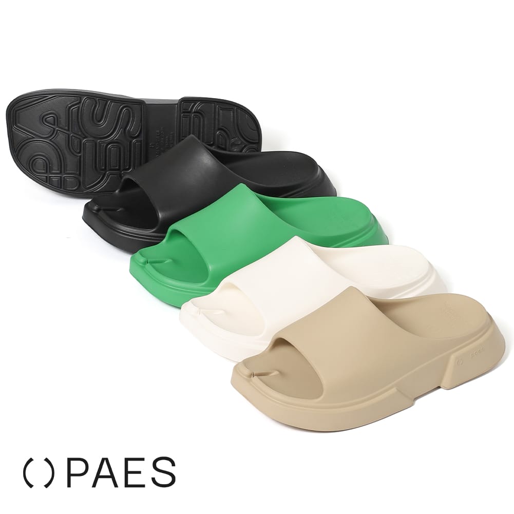 【返品交換送料無料】PAES(ペイズ)/Slide Basic Line(スライド ベーシック ライン)/リカバリーサンダル サンダル ラバーサンダル プラットフォーム 韓国 タビ メンズ レディース ユニセックス 厚底 PAES-03 ギフト 母の日コンフォートサンダル