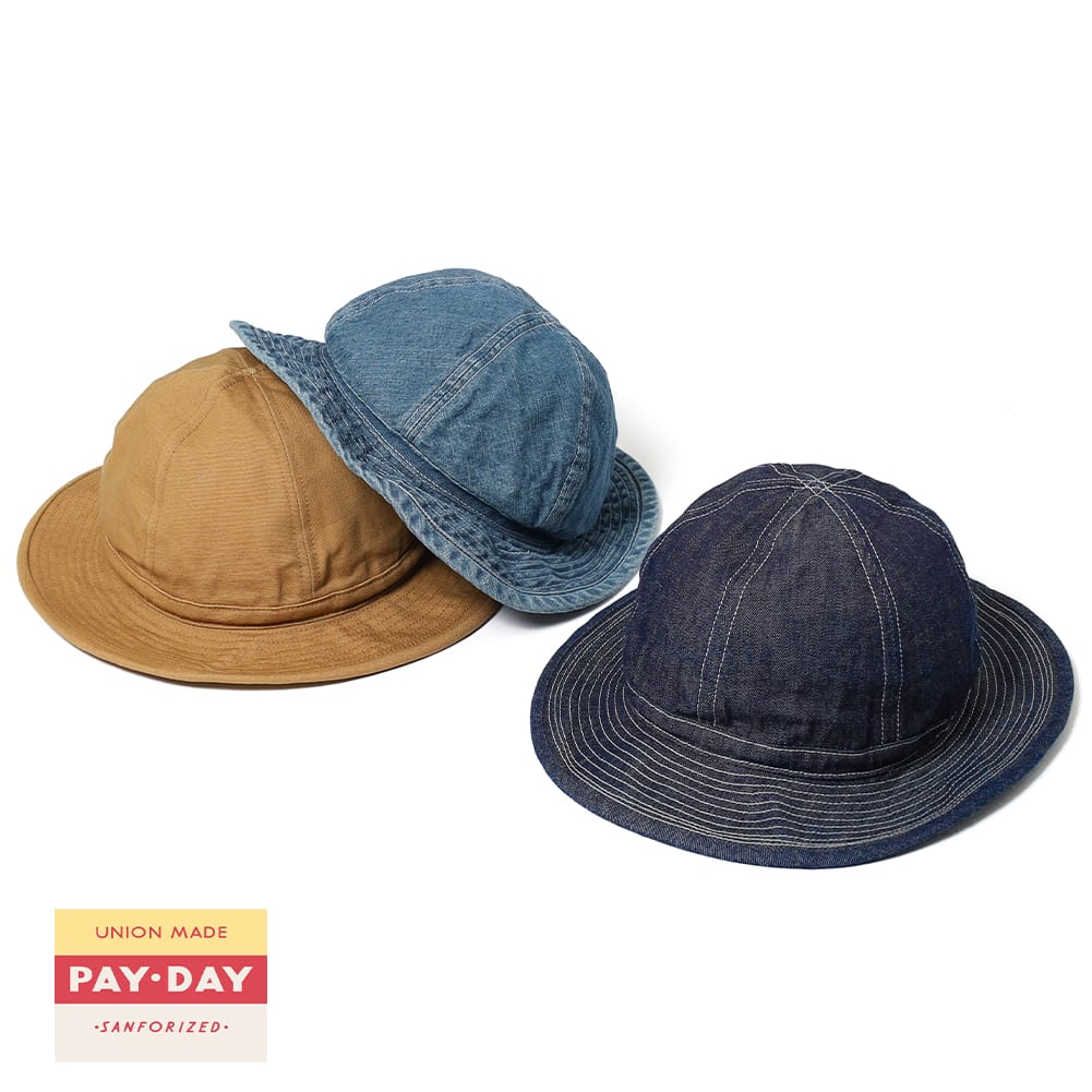 楽天市場】PAY DAY Vintage Hat / 6 panel Dk Indigo / denim