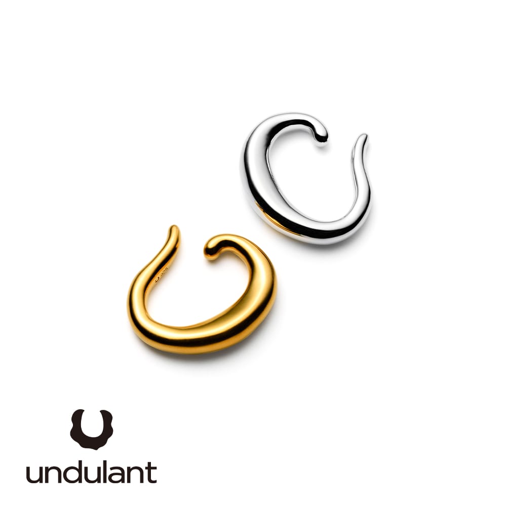 【30%OFFクーポン対象】undulant(アンデュラン)/Curvy Ear Cuff(カーヴィ イヤカフ)/SILVER 925 K18 シルバーイヤーカフ ジュエリーブランド ハンドメイドジュエリー ファッションジュエリー シルバー ゴールド シルバーアクセサリー アレルギー対応ジュエリー|MOONLOID