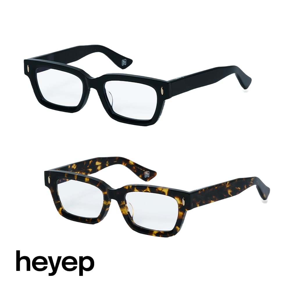 heyep(ヘイップ)/Chunky Square Eyewear(チャンキー スクエア アイウェア)/眼鏡 ファッション用グラス 紫外線 UV 対策 カット カラーレンズ レディース 女性 hp05125 ギフト 母の日