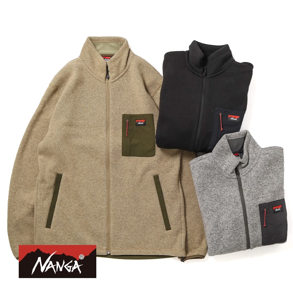 【P20倍】【返品交換送料無料】NANGA(ナンガ)POLARTEC FLEECE ZIP BLOUSON(ポーラテック フリース ジップ ブルゾン) フリースジャケット ジャケット メンズ ギフト 母の日