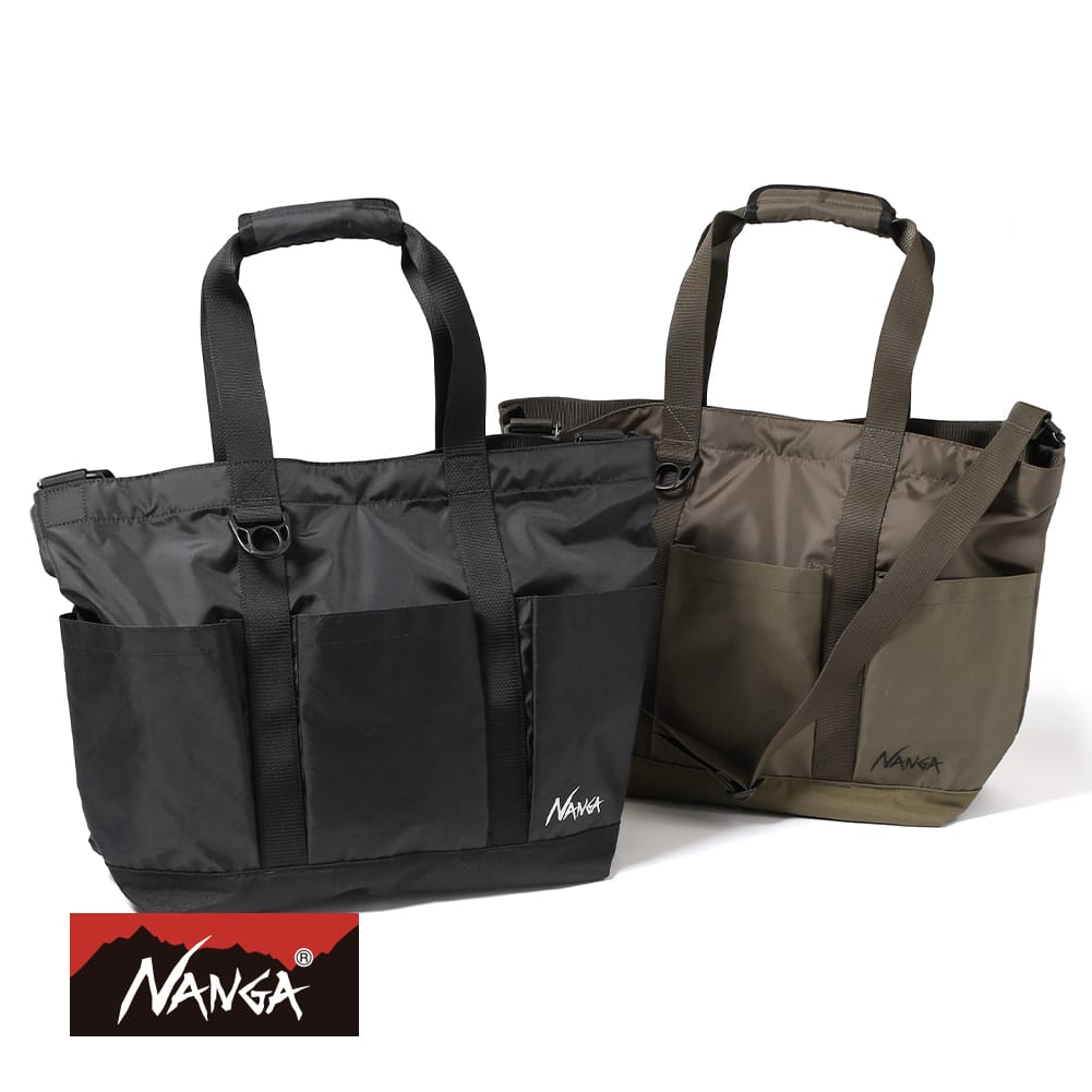 【P10倍】【返品交換送料無料】NANGA(ナンガ) ECOPAK UR TOTE BAG(エコパック UR トートバッグ) バッグ トート 軽量 サステナブル アウトドア ショルダー付き メンズ レディース ユニセックス N2542-3M307Z ギフト 母の日
