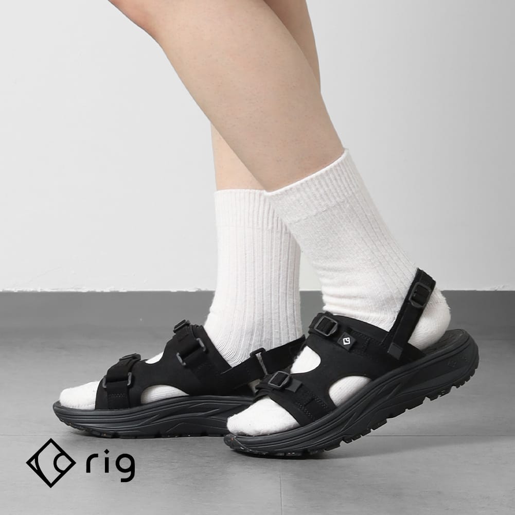 【P2倍】【返品交換送料無料】rig footwear（リグ フットウェア）kuruka 2.0（クルカ 2.0）サンダル リカバリーサンダル スポーツサンダル 衝撃吸収 疲労改善 腰痛 ヘルニア アウトドア ランニング デイリー 軽量 耐水 母の日