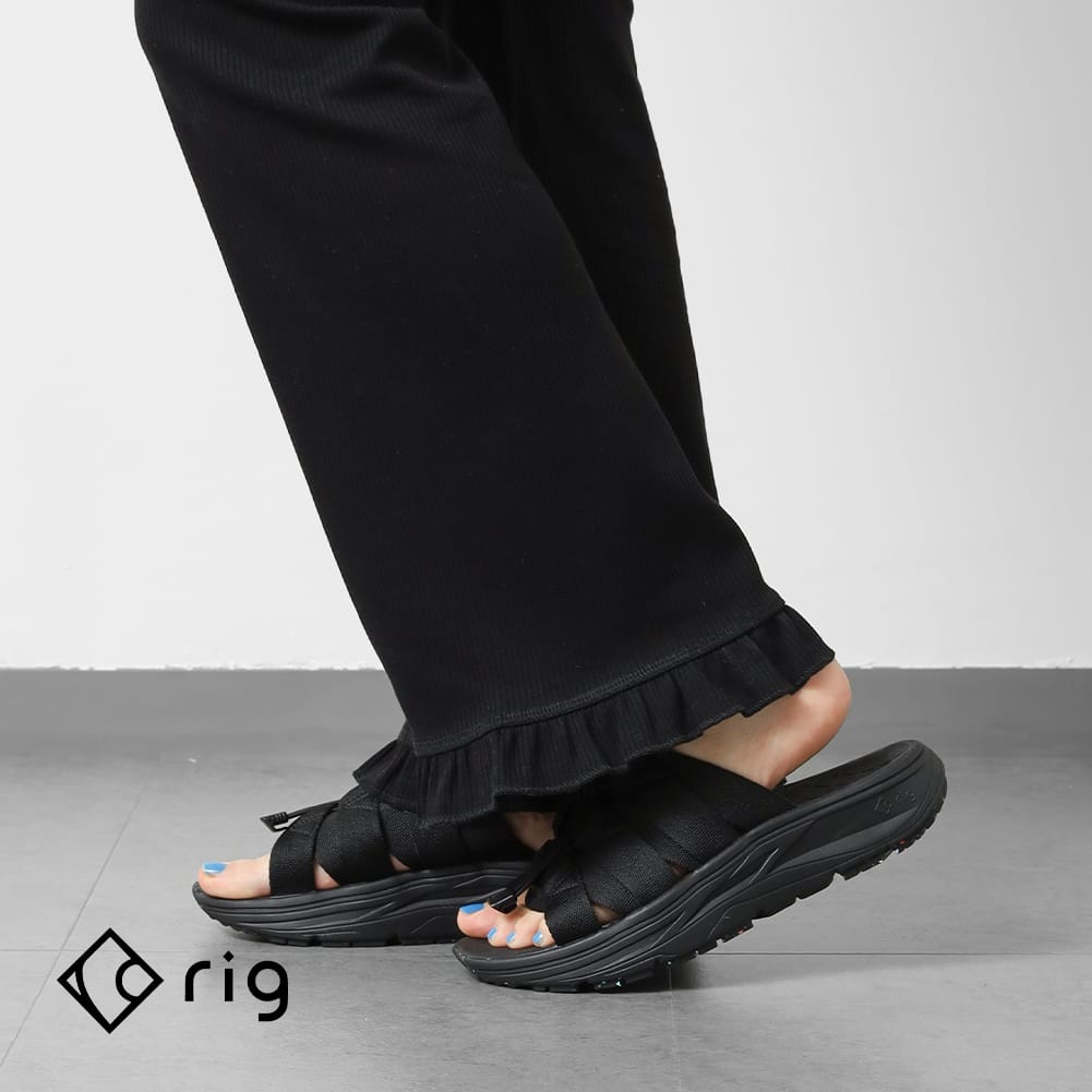 【P2倍】【返品交換送料無料】rig footwear（リグ フットウェア）Wadu（ワドゥ）サンダル リカバリーサンダル スライドサンダル スポーツサンダル 衝撃吸収 疲労改善 腰痛 ヘルニア アウトドア ランニング デイリー 軽量 母の日