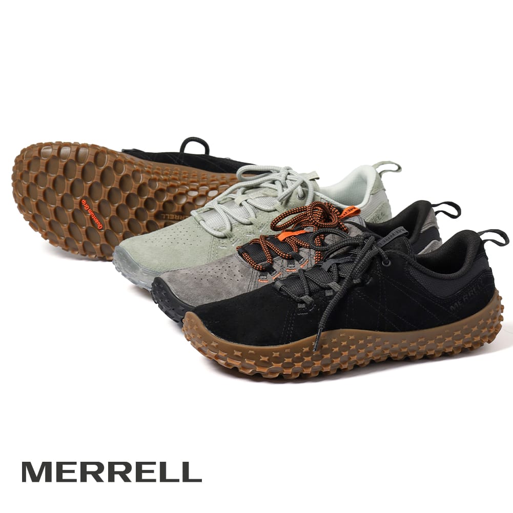 【30％OFFクーポン対象】MERRELL（メレル）WRAPT MEN（ラプト メンズ）メンズ ベアフット ベアフットシューズ ローカット ハイキング トレーニングシューズ ランニング｜MOONLOID