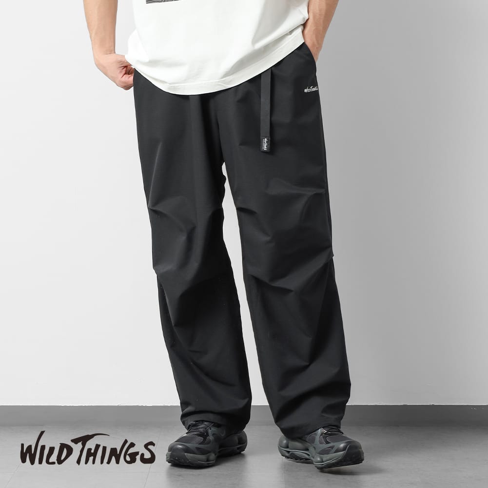 【P5倍】【返品交換送料無料】WILD THINGS（ワイルドシングス）BREATHABLE RIDE PANTS（ブリーザブル ライド パンツ）26SS クールドッツ オーバーパンツ 撥水 ストレッチ サイクリング アウトドア フェス メンズ ボトムス UVカット WT26008SK 母の日