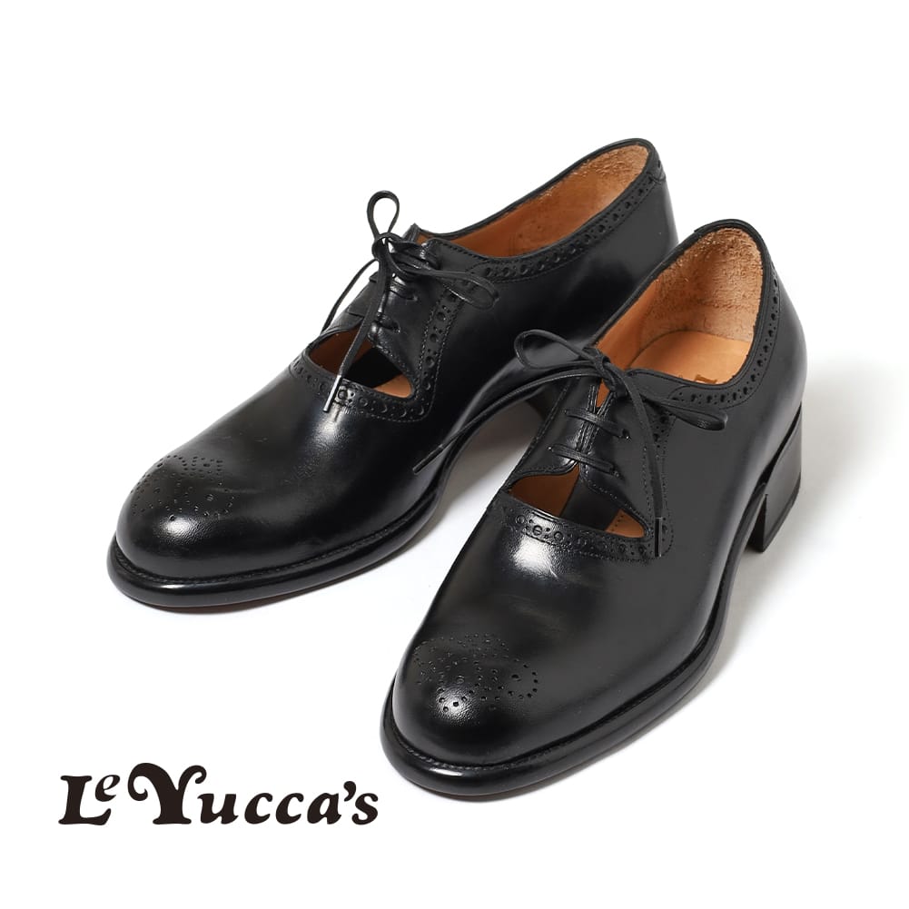 【P5倍】Le Yucca's（レユッカス）Y39726 / KARENA KARENAラスト ギリーシューズ 革靴 メンズ ホースハイド 馬革 イタリア製 Enzo Bonafe 母の日 171,710円