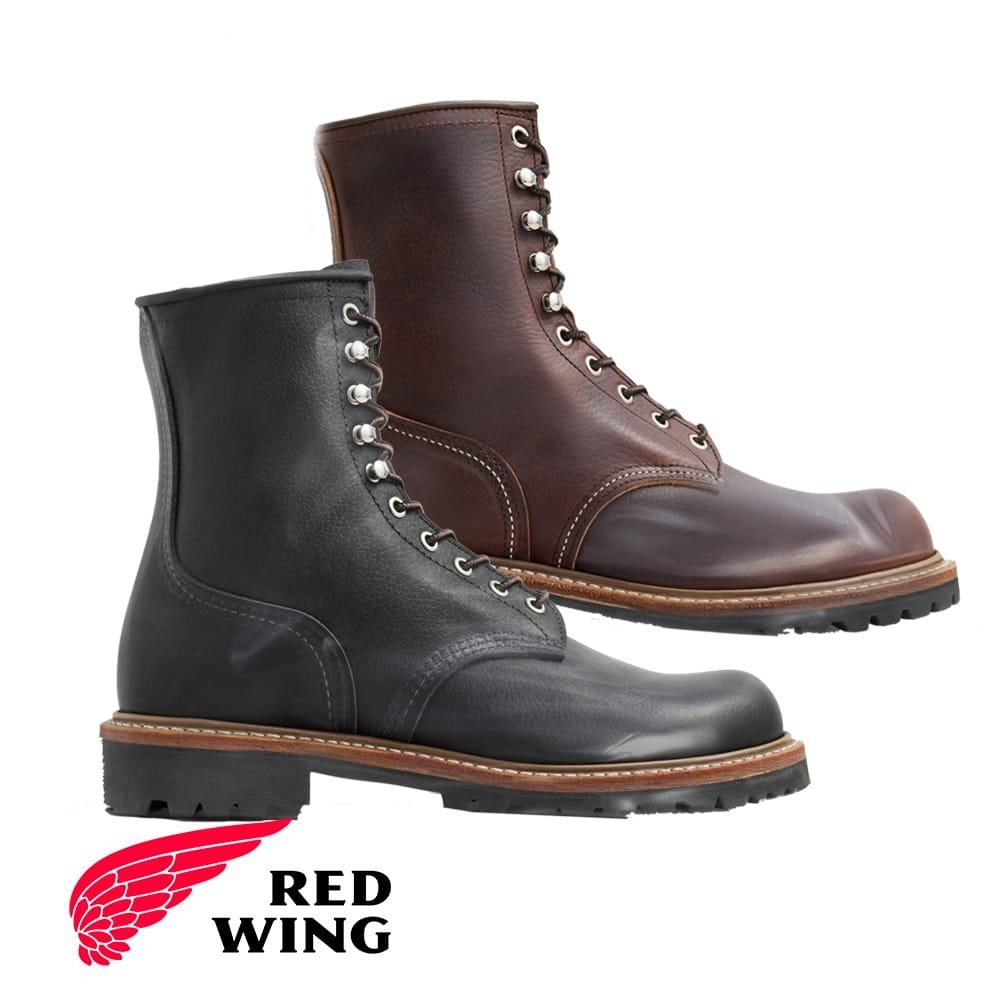 【返品交換送料無料】RED WING（レッドウィング）8-INCH LOGGER（8インチ ロガー）#4501 #4585 ブーツ 靴 ロガーブーツ ワークブーツ グッドイヤー製法 Dワイズ ビブラム ギフト 母の日