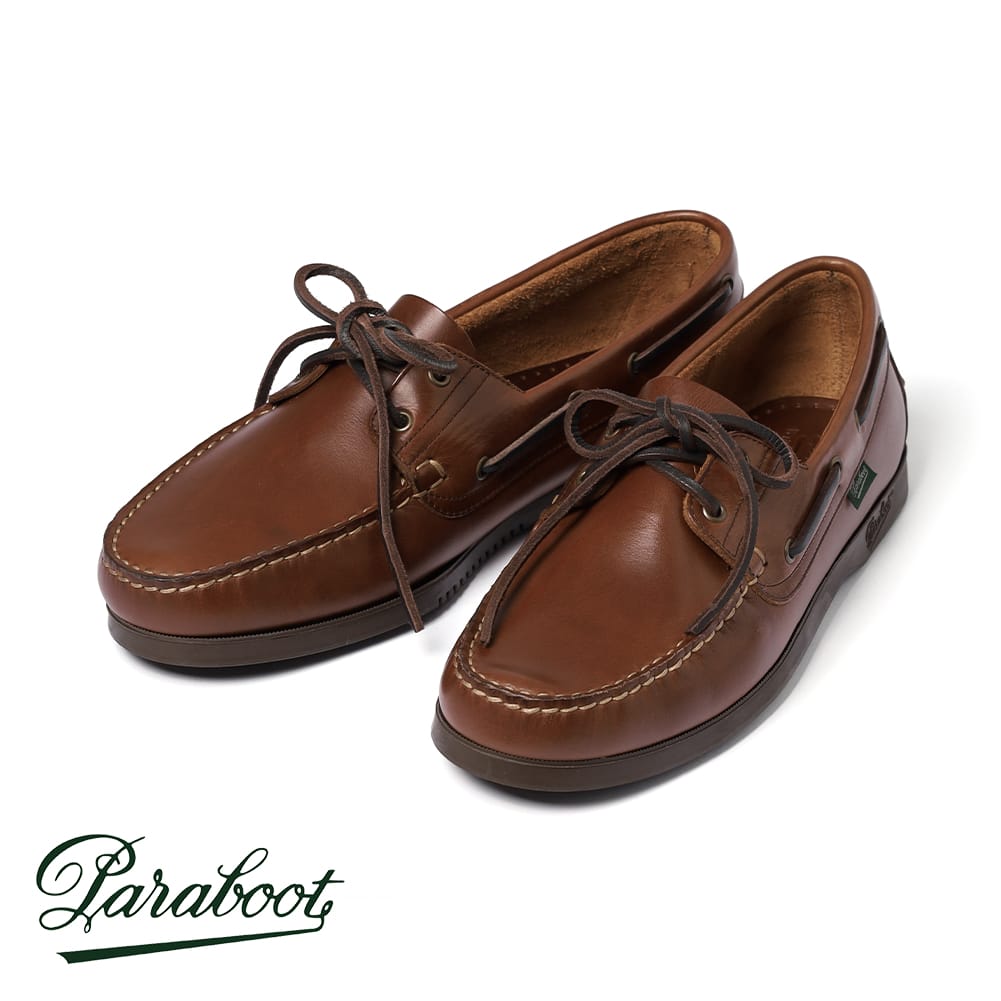 【8/1価格改定】【10％OFF SALE セール】Paraboot（パラブーツ）BARTH - LIS AMERICA（バース - リス アメリカ）定番 デッキシューズ モカシンシューズ 革靴 リスレザー マリンシューズ ラバーソール メンズ｜MOONLOID 28,314円