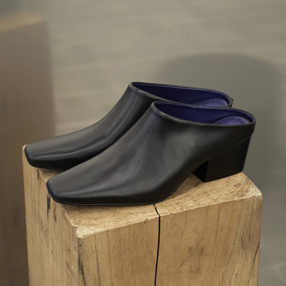 【返品交換送料無料】TODAYFUL(トゥデイフル)/Squaretoe Leather Sabot(スクエアトゥレザーサボ)/サンダル レザーシューズ レザーサンダル ヒール 革靴12521020|MOONLOID