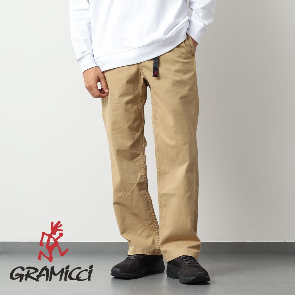 【返品交換送料無料】Gramicci(グラミチ)/REGULAR FIT PANT(レギュラーフィットパンツ)/メンズ パンツ ボトムス クライミングパンツ ロングパンツ ストレートパンツ ストレッチ パンツ オーガニックコットン タウンユース カジュアルパンツ 定番アイテム GMP5-SJP01｜MOONLOID