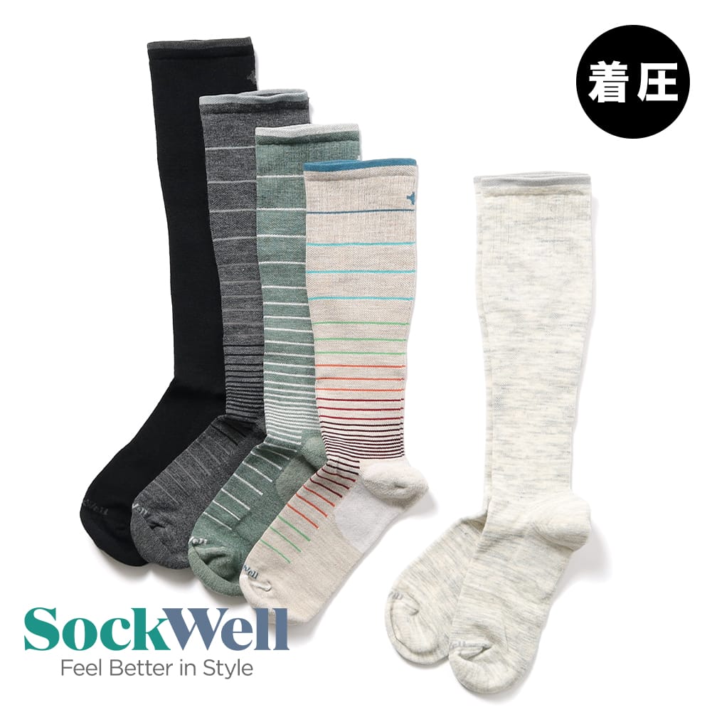 【P2倍】Sockwell(ソックウェル)/CIRCULATOR Ladies(サーキュレーター レディース)/ソックス 靴下 メリノウール 着圧ソックス タウンユース アウトドア SW1W ギフト 母の日
