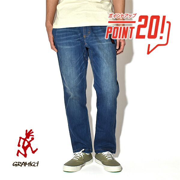 満点の Just Nn Pants Denim ロングパンツ グラミチ Cut 日本サイズ2l相当 Xxl 日本 Wash One メンズ ボトムス パンツ