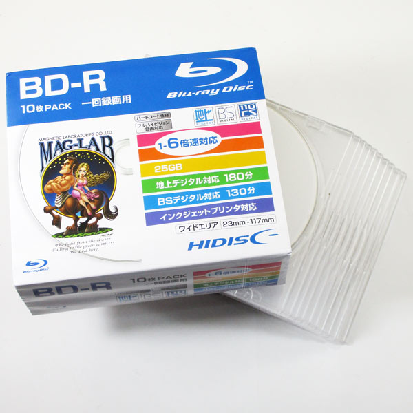 楽天市場】BD-R 録画用 ブルーレイ ディスク 25GB 6倍速 スリムケース 
