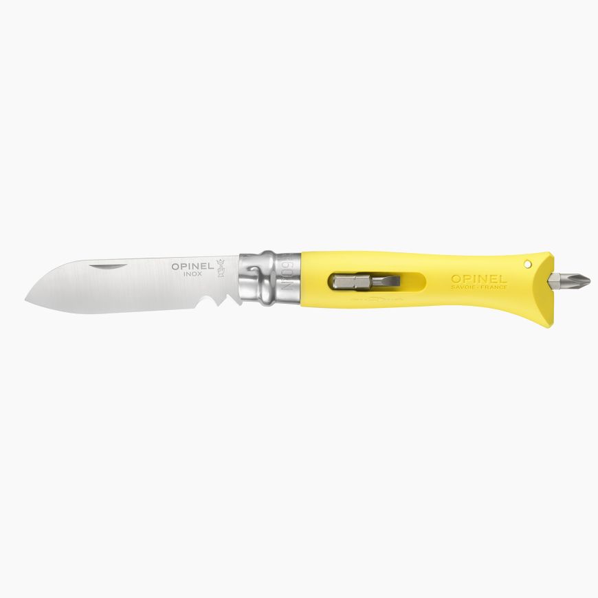 送料無料(沖縄離島除く)OPINEL(オピネル) フォールディングナイフ No.9 DIY イエロー 8046